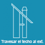 Travesar el techo al exterior